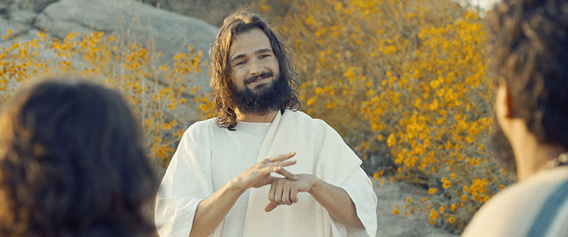 A scene from 'JESUS: A Deaf Missions film.'